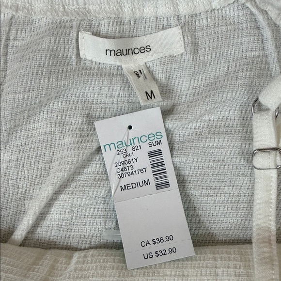 Maurices White Lace Crochet Camisole SKU1479 - Picture 3 of 10